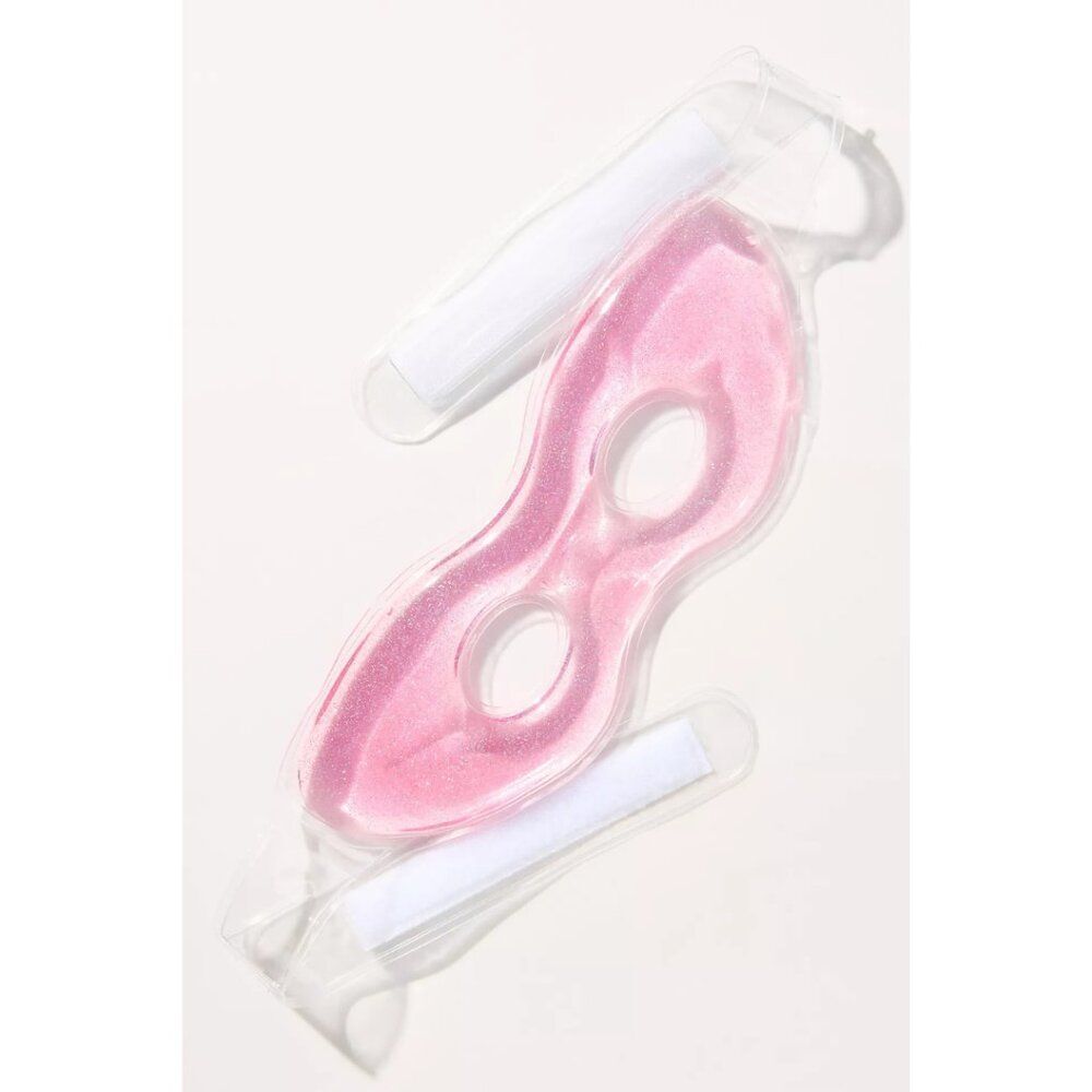 Anthropologie Soothing Shimmer Gel Eye Mask Pink NWT Spa Day Self Care